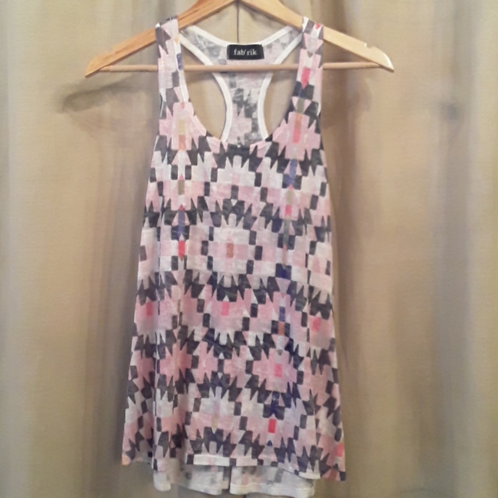 Fab'rik multicolored halter tank top